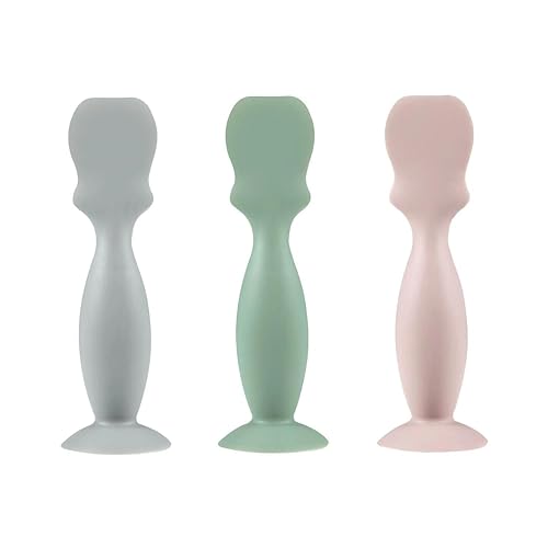 PandaEar Paquete de 3 cepillos de crema para pañales de bebé, aplicador de crema de pañales de silicona suave, espátula para bebés, recién nacidos
