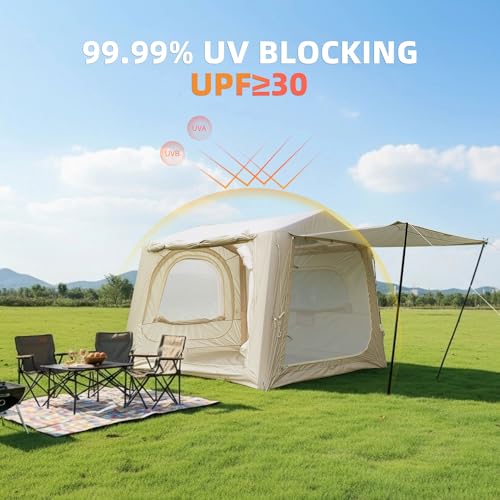 Carpa inflable para camping SUV para 4 personas miniatura 3