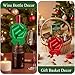 Deffdns 24 PCS Christmas Bows for Gift Wrapping,5 inch Large Xmas Holiday Pull Bows for Present,Gift Baskets,Wine Bottles,Bouquet,Christmas Wrapping Decorations [Red Green]