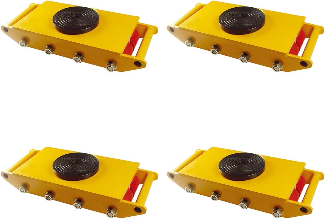 Amazon.com: ZXMOTO Heavy Duty Machine Dolly Skates Industrial Machinery ...