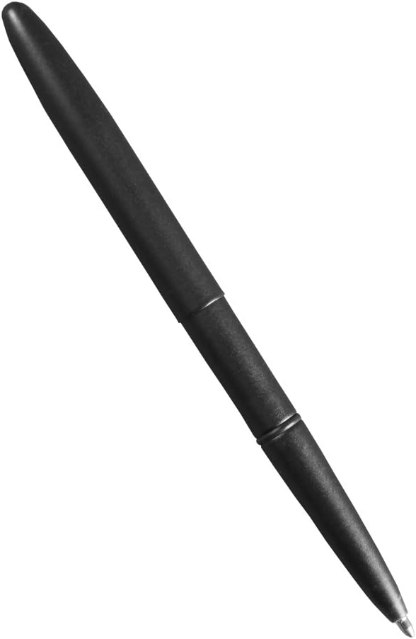 Rite In The Rain Weatherproof Black Metal Bullet Pen - Black Ink (No. 96), 5.25 x 0.375 x 0.5