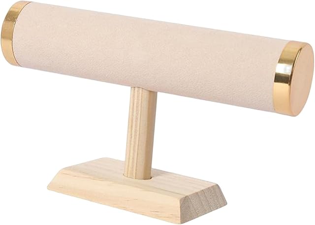 F Fityle Jewelry Bracelet Display Stand, t Shape bar Bangle Holder, for Hair Home Organization