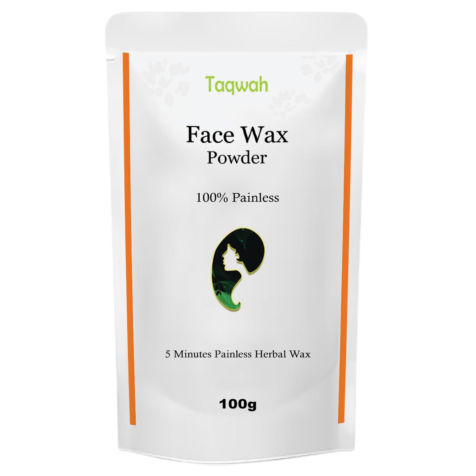 Taqwah Face Hair Herbal Wax Powder- Painless Facial Hair Removal Herbal Powder | Gentle on Skin, Women Facial and Body Hair Removal Powder (100g) (B0DDXC6D34) Amazon Price History, Amazon Price Tracker