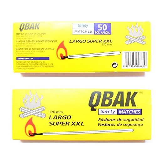 allumettes feu Mégas Long Géantes 17 cm 50 Pièces Environs qualité