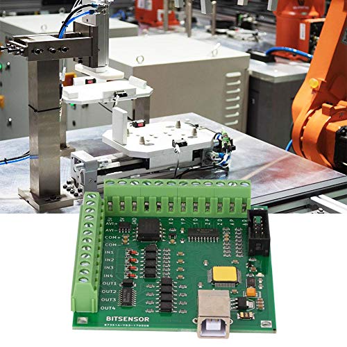 Mach3 Controller Card, 200Khz Mach3 Controller Card Board for Servo Motor CNC Engraving Machine 4 USB, CNC Milling Machine Engraving Machine Mach3 USB Interface 4 Motion Control Card 5V DC