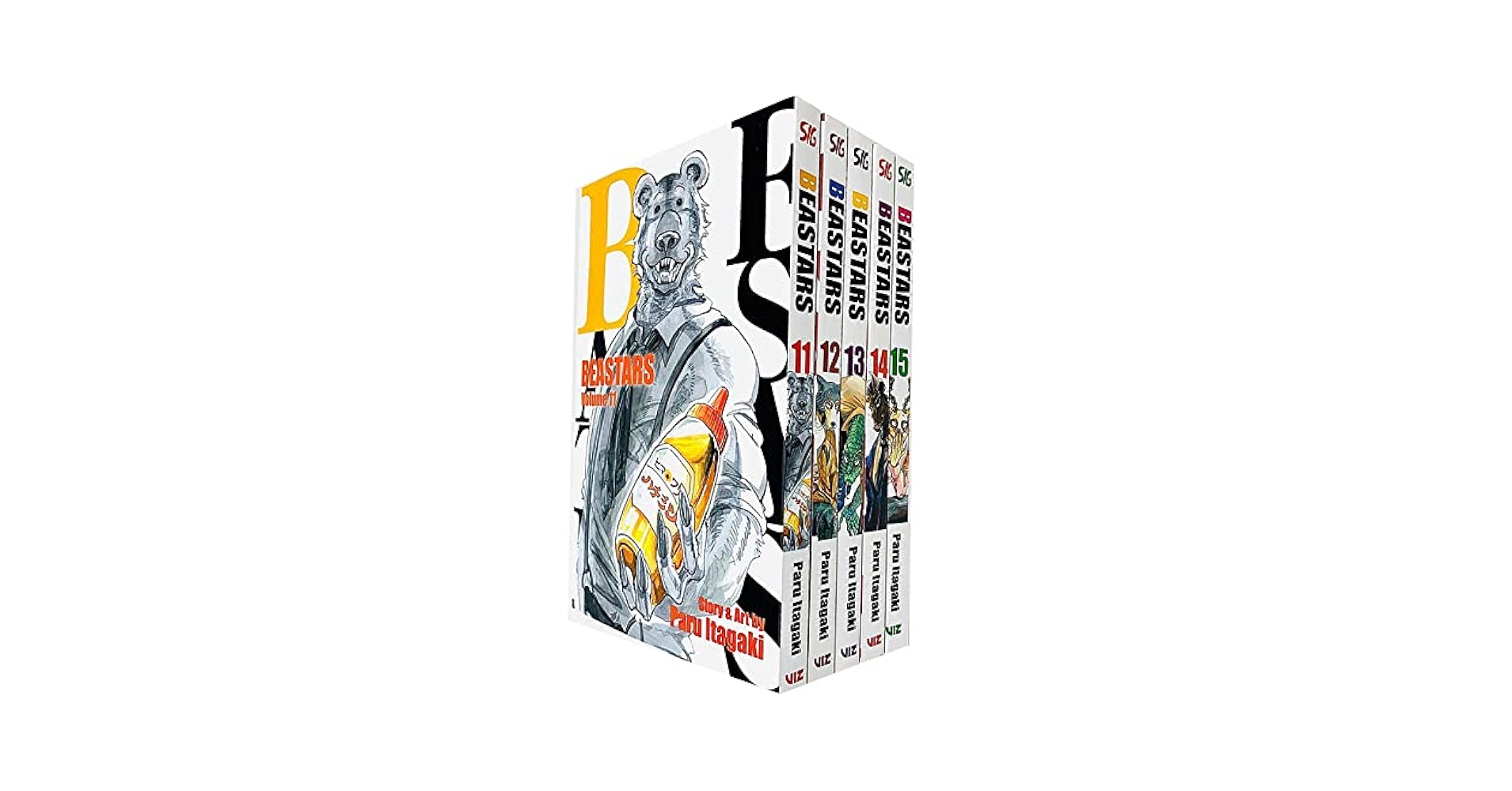 beasters 全巻 Beastars Series Vol 11-15 Collection 5 Books Set By Paru