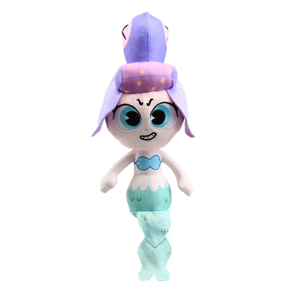 uiuoutoy Plush Soft Toys Devil Boss Ghost Mecup and Brocup Dolls Gift (Cala Maria the Mermaid)