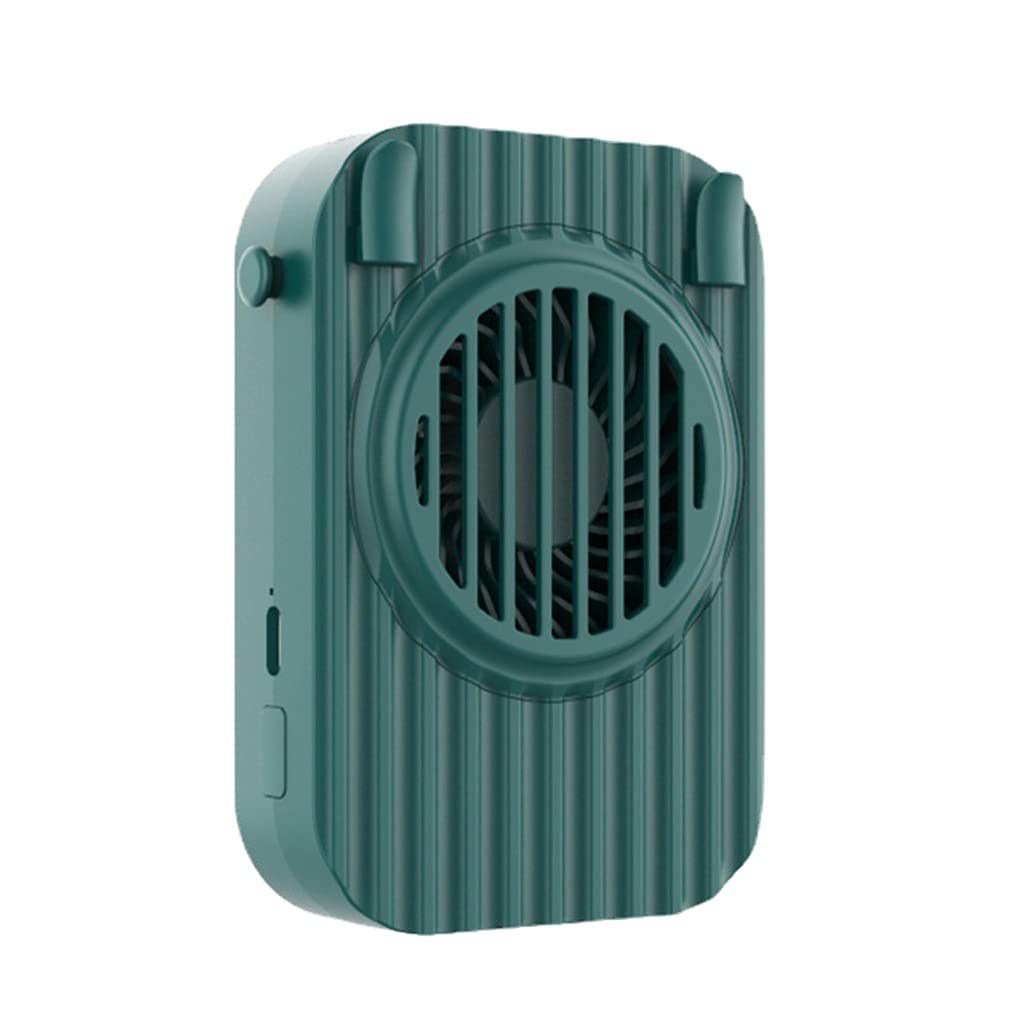 NRVTRE Fan Portable Neck Fan, 3 Hands Free USB Rechargeable Wearable Lazy Neckband Heater