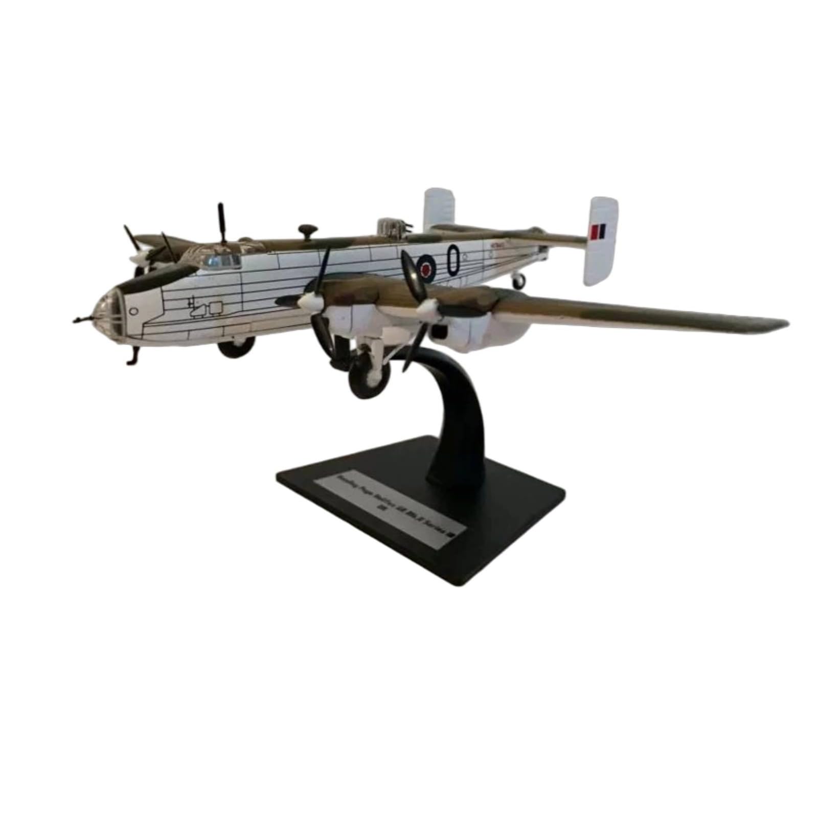 Modello Aereo in Lega Storico Motori Proelleri Aerei da Collezione Miniatura con Struttura in Metallo Vetratura Chiara E Marcature Stampate con
