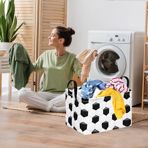 Image of Boys Gifts Storage Basket Foldable Laundry /Toy Organizer Bin Waterproof Towel Basket with Handles, Gift Basket for Bedroom Decor & Home Organization