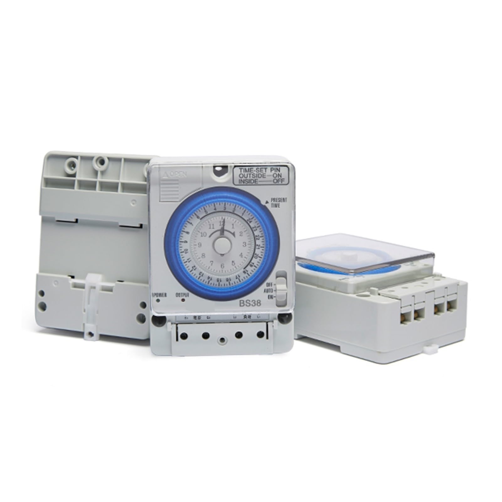 Timer 220 V 110 V Timer 24 Ore, Interruttore con 96 Volte di accensione/spegnimento al Giorno unità di impostazione Minima 15 Minuti