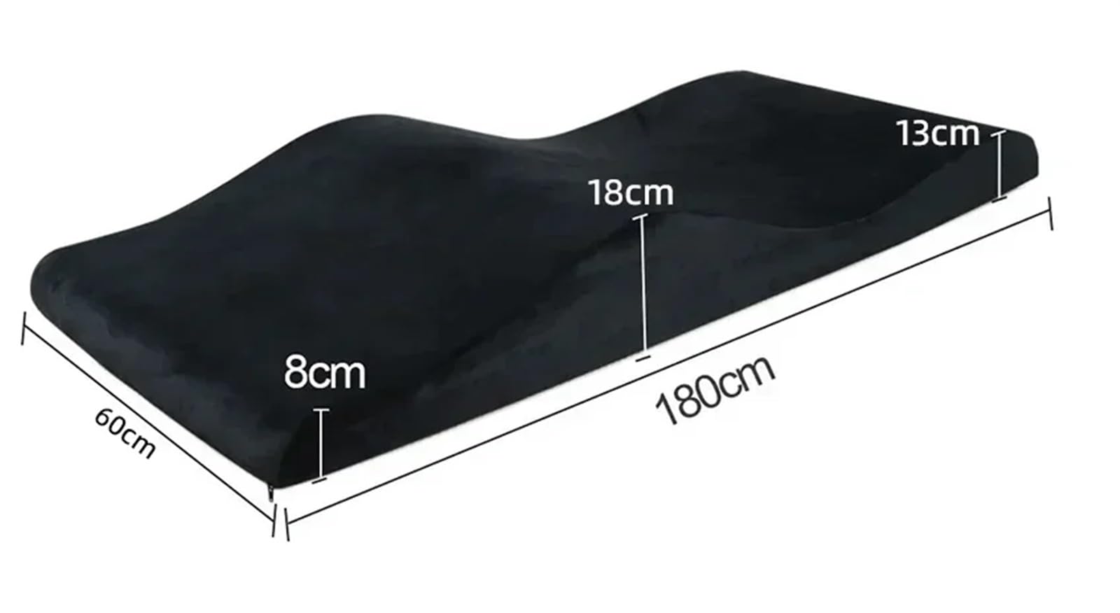Matelas Incurvé Extension de Cils - Mousse à Mémoire de Forme Ergonomique - Salon de Beauté, Confort Maximal