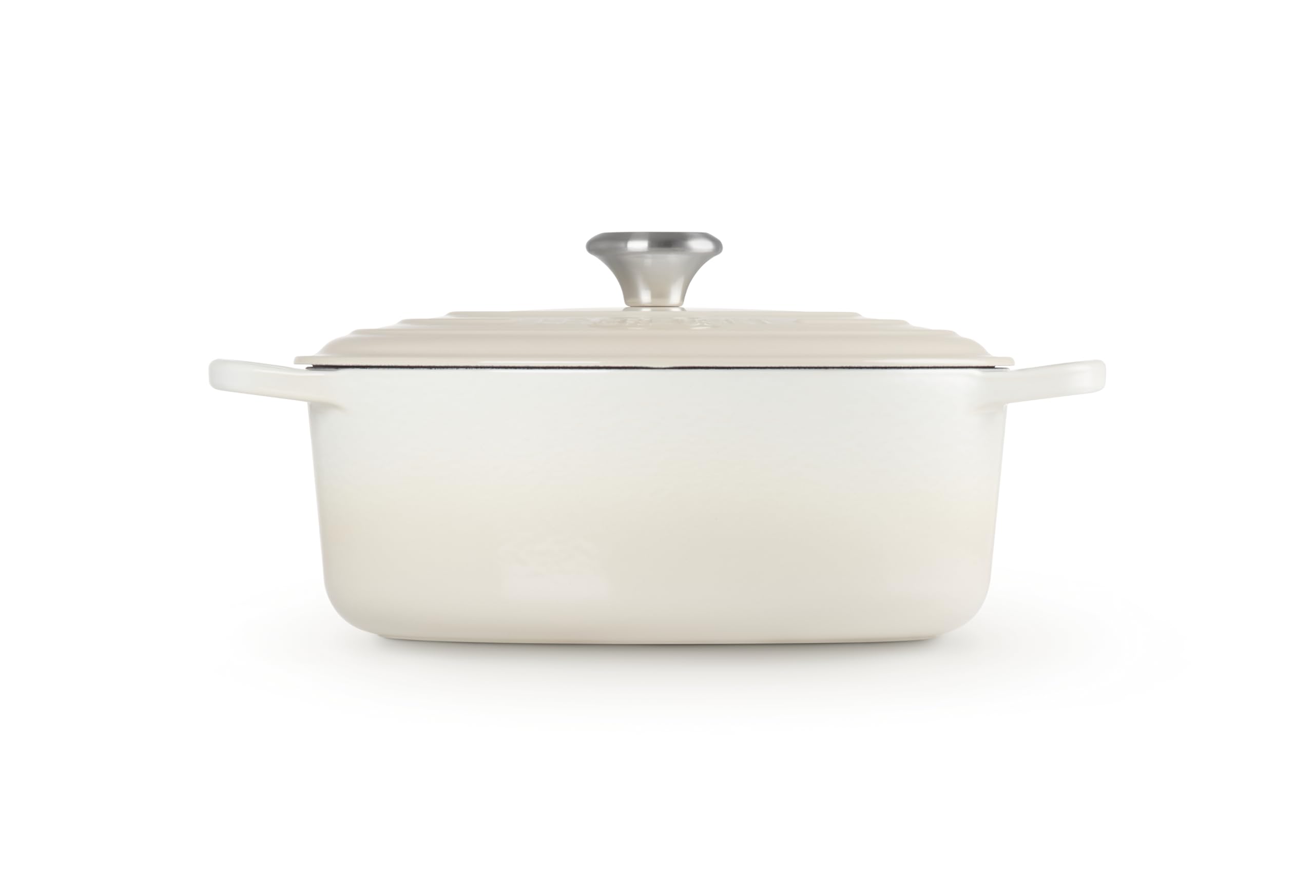Le Creuset Signature Gusseisen-Bräter mit Deckel, Ø 29 cm, Oval, Für alle Herdarten und Induktion geeignet, Volumen: 4,7 l, 4,675 kg… – Ansicht 4