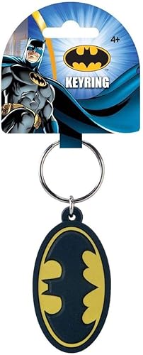DC Llavero de PVC suave al tacto con logotipo de Batman