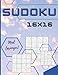 Produktbild Sudoku 16x16 | Med løsninger!: Sudoku i storskrift: 100 normale til svære 16 x 16 sudoku-puslespil med løsninger.