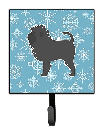 Winter Snowflake Affenpinscher Leash or Key Holder