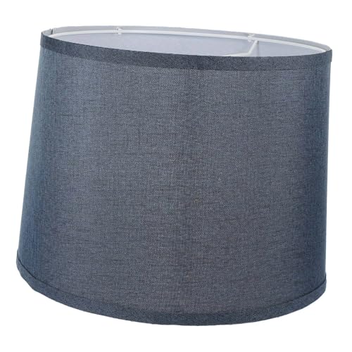 Image of Natural Linen Drum Lamp Shade Wear Table Lamp Shade Frame Fitter Ceiling Floor Bedside Lamps