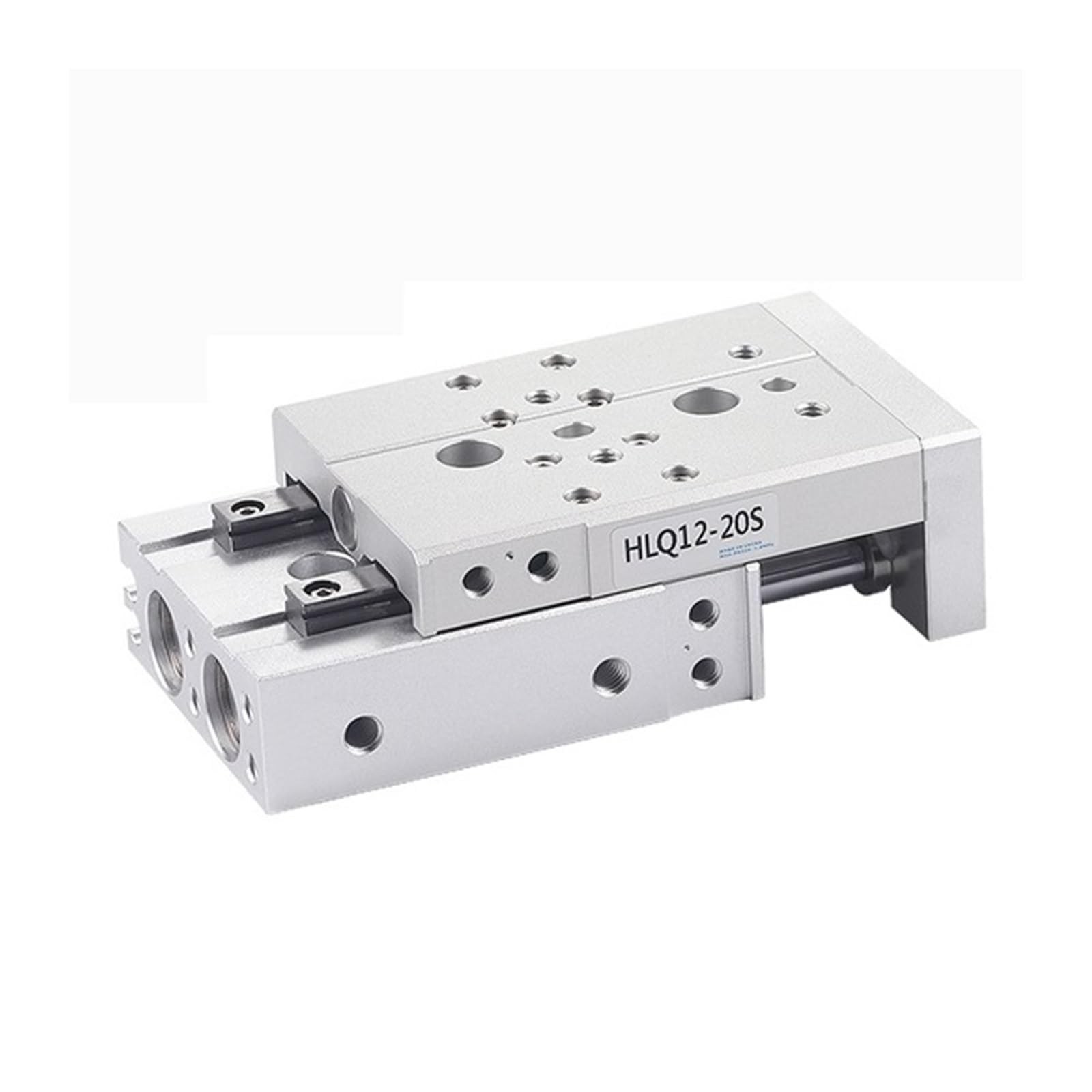 Cilindro neumático de precisión con riel guía for un control movimiento suave | Cilindro de alta precisión for automatización, carril guía, fácil instalación, compatible con la serie HLQ6