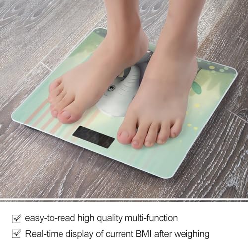 Báscula Digital de Baño con Diseño Lovely Elephant LCD miniatura 5