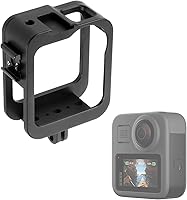 Vista 9 de Carcasa impermeable para cámara de acción Gopro Max, carcasa protectora de buceo subacuático de 98.4 ft con accesorios de soporte