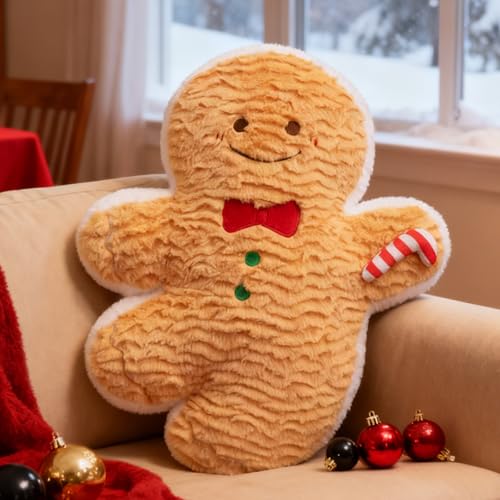 Pipihome Lebkuchenmann Kissen, Weihnachtskissen Christmas Decorations,...