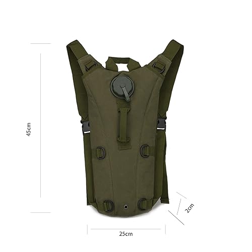 Miniatura 6 de Paquete de hidratación para deportes al aire libre con bolsa de agua de TPU de 3 L100 onzas, bolsa de agua ligera para ciclismo, bolsa de agua de 3