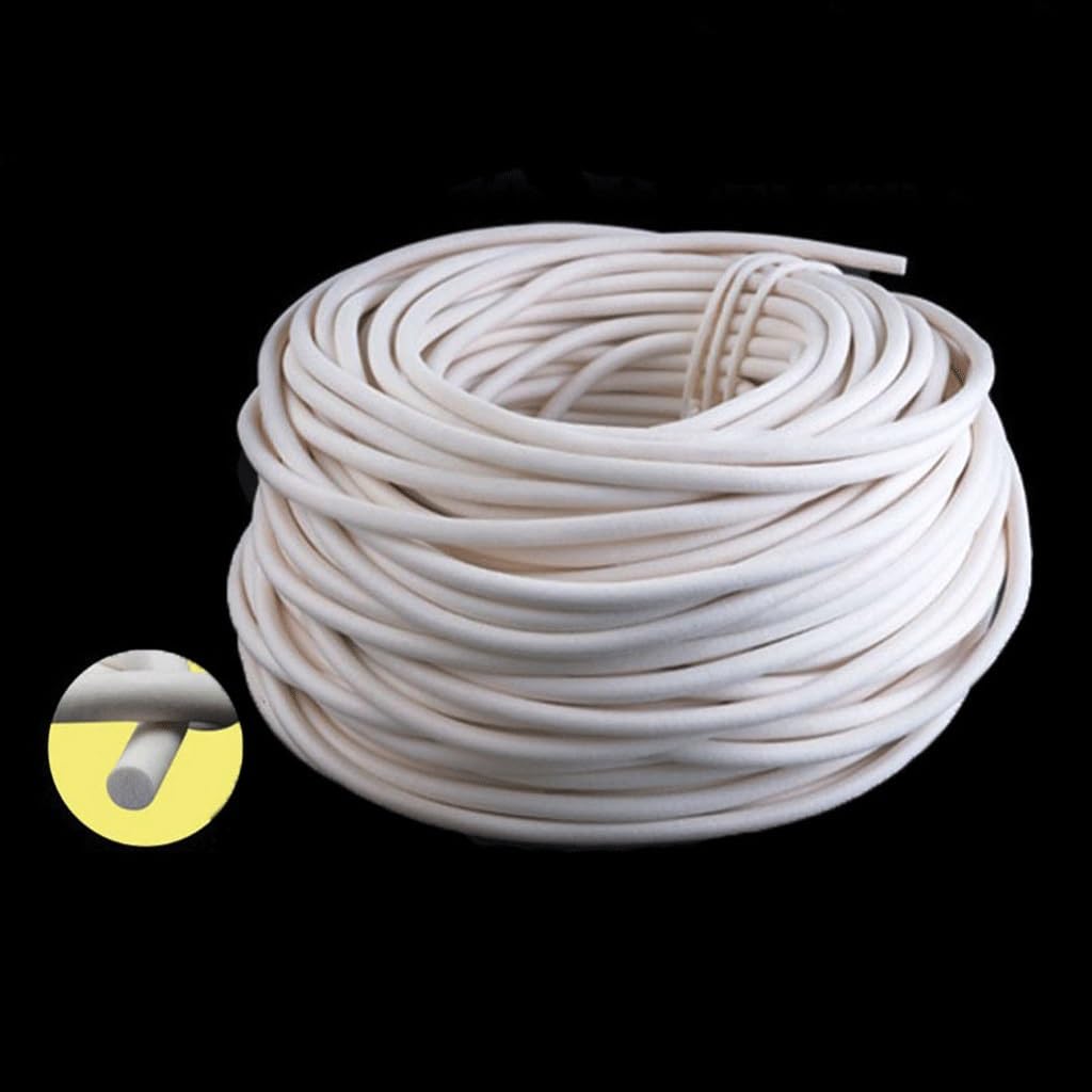 Cinta adhesiva de espuma, Tira de sellado de espuma de silicona autoadhesiva for ventanas, puertas y herrajes en varios tamaños.(10mm)
