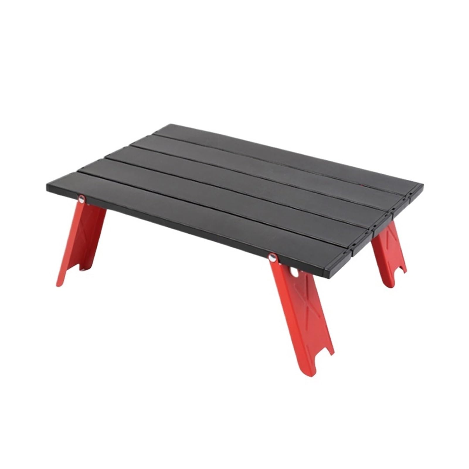 Table pliante en aluminium ultra légère et stable avec structure amovible noire