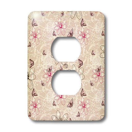 Tapa para enchufe lsp_65289_6 con flores para decoración de interiores 4