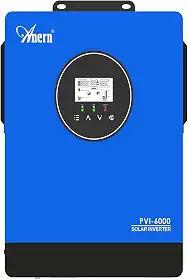 Inversor solar de 6000W 48V CC a 220-240 VCA, inversor de onda senoidal pura com controlador de carga MPPT