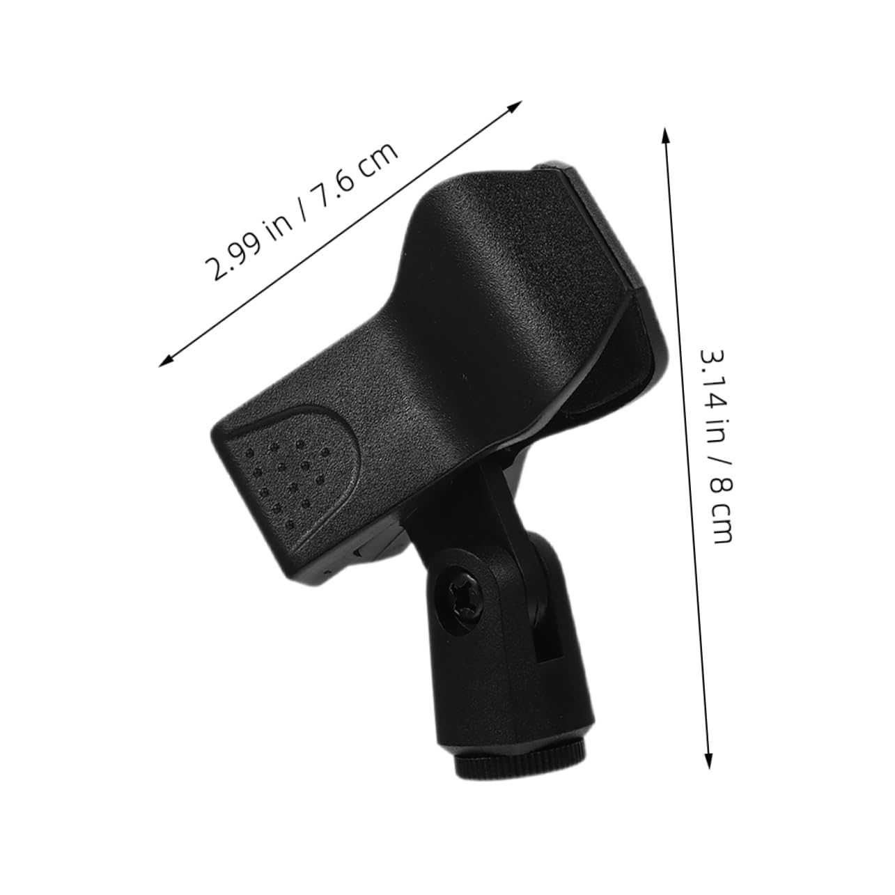 ULDIGI 10pcs Mic Clips for Mic Stand Portable Microphone Holder for Streaming Meetings Durable Compact Design for Communication Adaptable Mounting Options