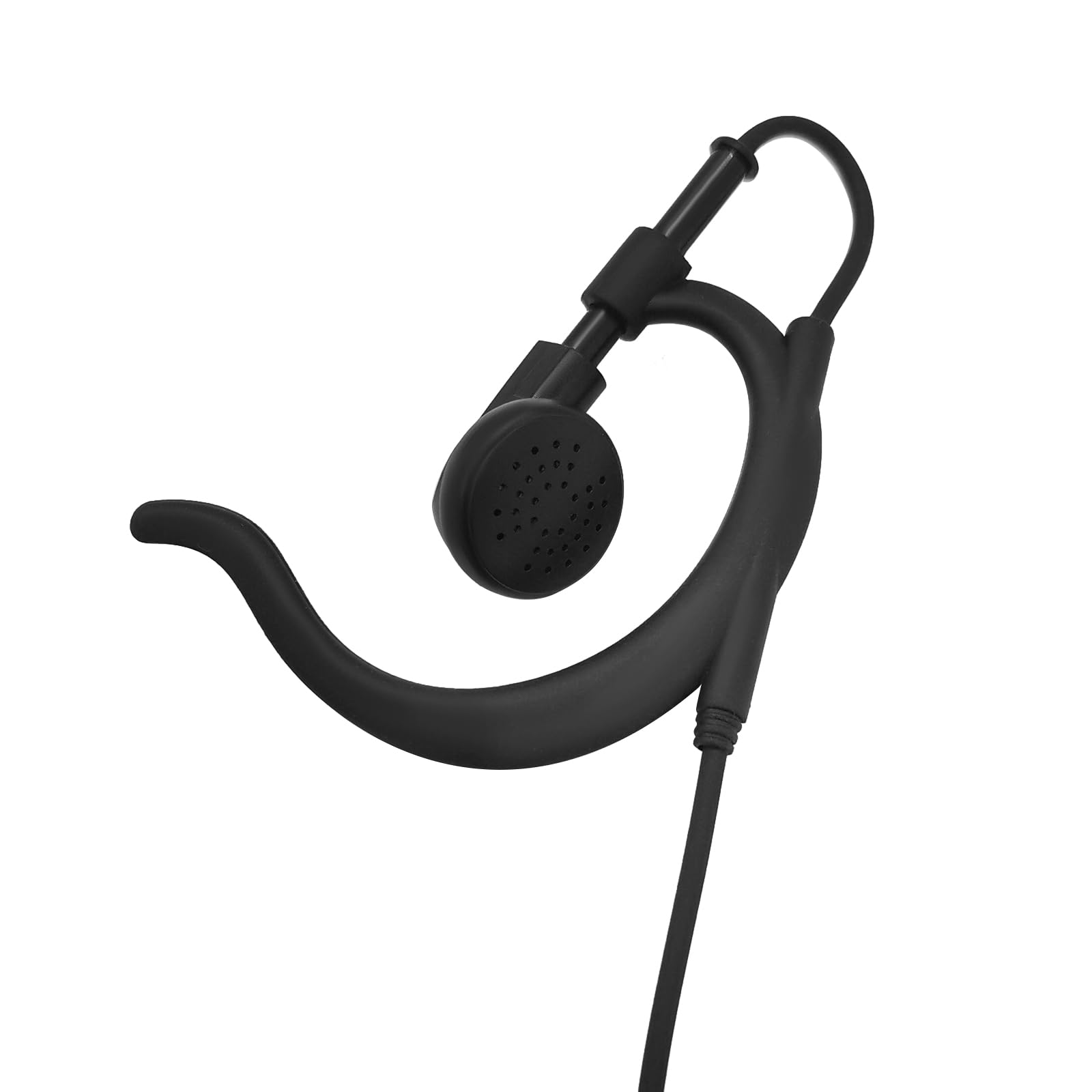 Przezroczysty zestaw słuchawkowy bezpieczeństwa z nausznikiem PTT/VOX kompatybilny z radiotelefonami Midland GXT1000VP4 LXT500VP3 GXT1050VP4 LXT600VP3 GXT1000XB