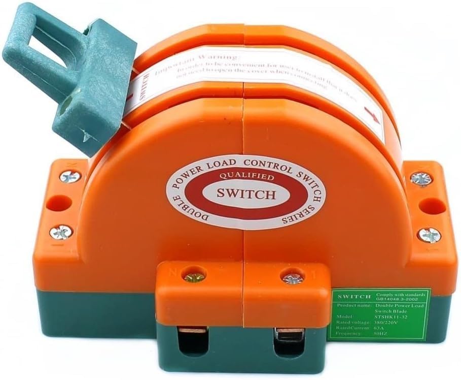 Interrupteur à couteau inversé 220V contre les pannes de courant 3P 100A