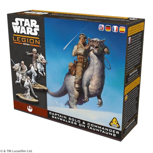 Star Wars: Legion Captain Solo y Commander Skywalker en Tauntuns miniatura 3