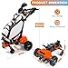 tianhong G5 Electric Golf Cart,Electric Golf Push cart Auto-Follow You,45 Hole Battery,All-Terrain Anti-Tipping,Electric Golf Push cart with Remote(APP/Manual Control), Foldable,Black+Orange