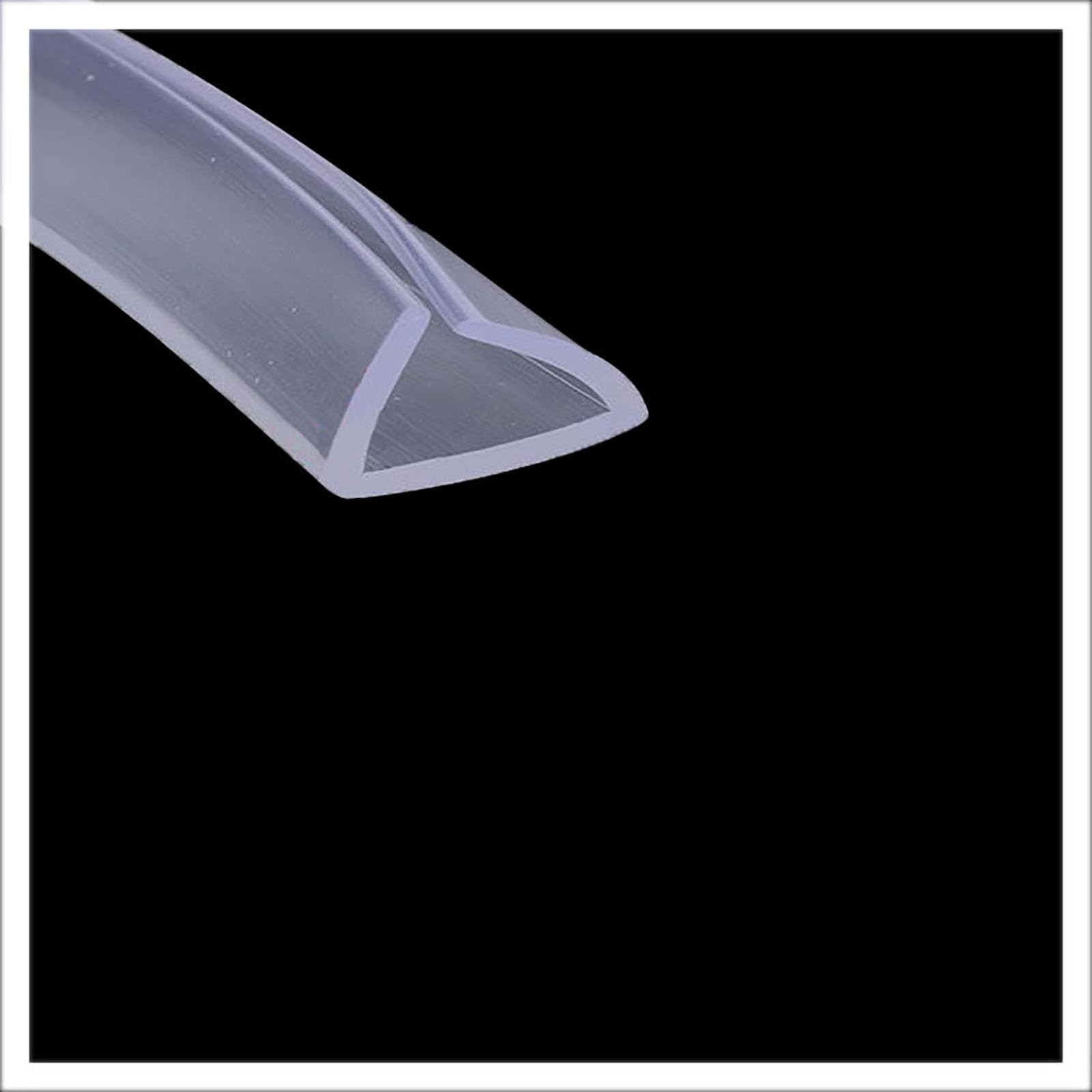 U Channel Edge Trim,Rubber Seal Strip,U-Shaped Sealing Strip 3.28 feet Translucent Rubber Weather Strip Sealing Strip Easy to Cut,for Restoring Furniture in cabinets,Height x Width,8mm x 22mm (Size :
