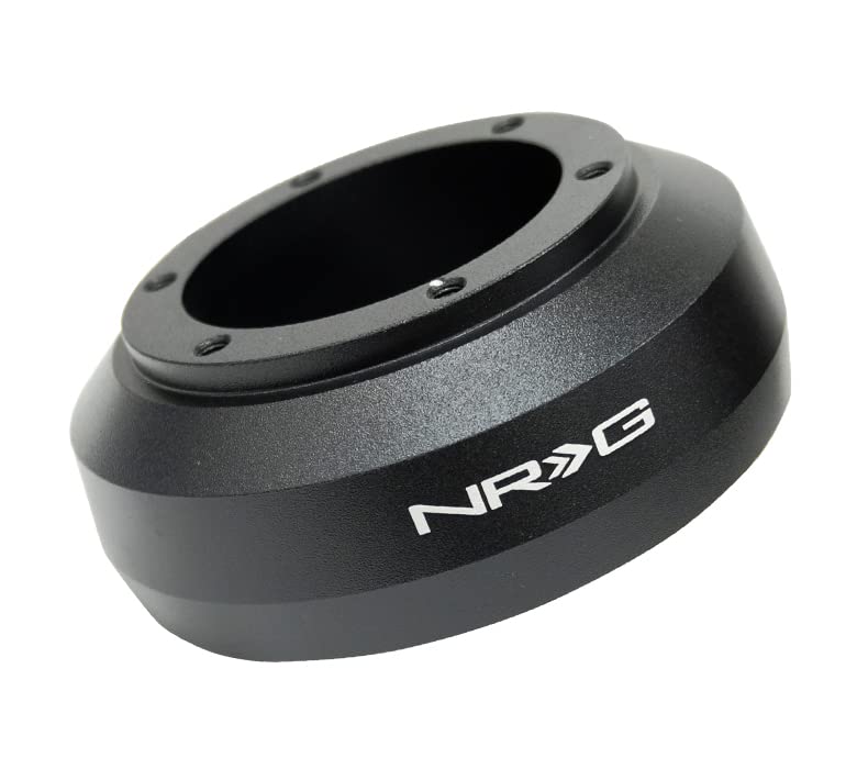 NRG Innovations NRG-SRK-165H Steering Wheel Quick Release Short Hub Adapter, Retain Horn & Turn Signals, 6x70mm bolt pattern, Comes with Resistors