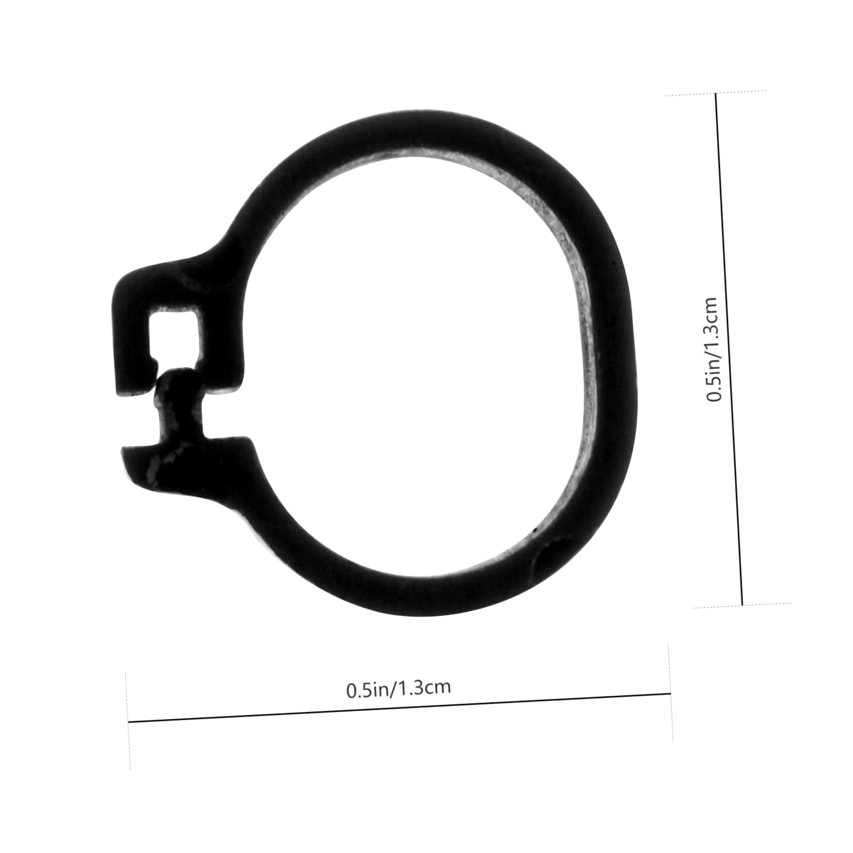 COLLBATH Sturdy Pigeon Foot Rings 100 Pack Plastic Clip Rings for Birds Identification Bands for Racing Pigeons