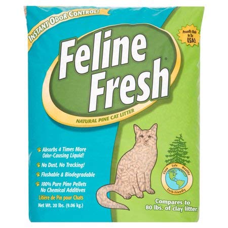 Feline Fresh Natural Pine Cat Litter, 20 Lbs