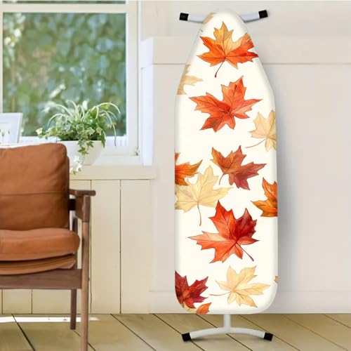 Image of Nuxovilar 15x54 Autumn Maple Leaf Ironing Board Cover