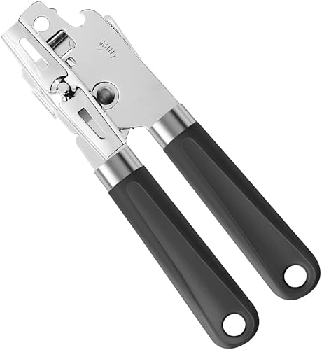 Abridor manual de botellas de acero inoxidable con mango antideslizante para personas mayores y manos débiles utensilios de cocina multiusos