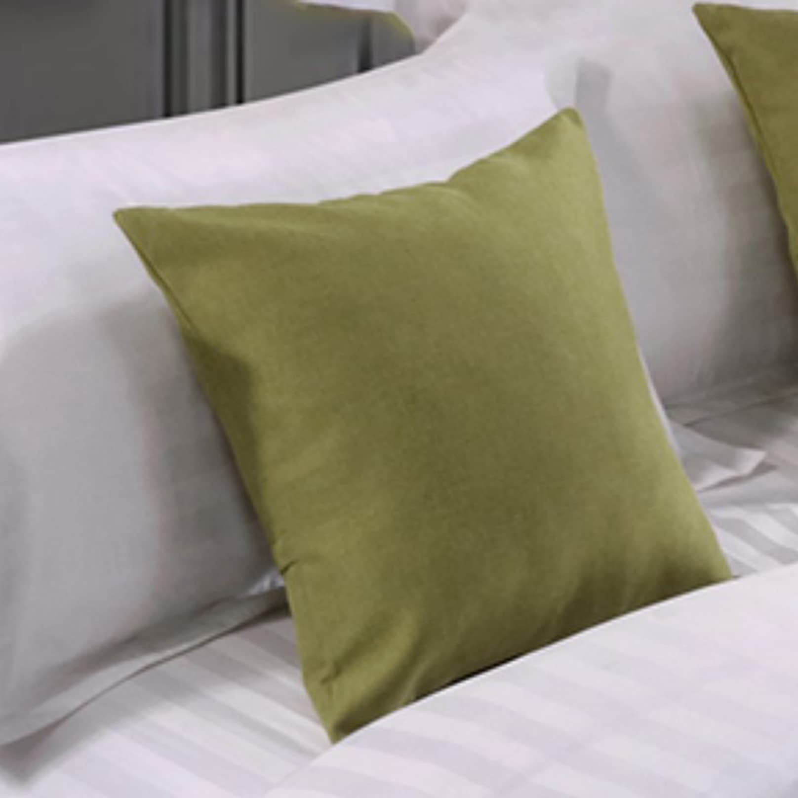 1 Pcs Linen Cushion Covers Soft Decorative Square Throw Pillow Cover Luxury Pillowcases with Invisible Zipper for Living room Sofa Bedroom Couch Chair Car Seat,18x18 Inches — image 1