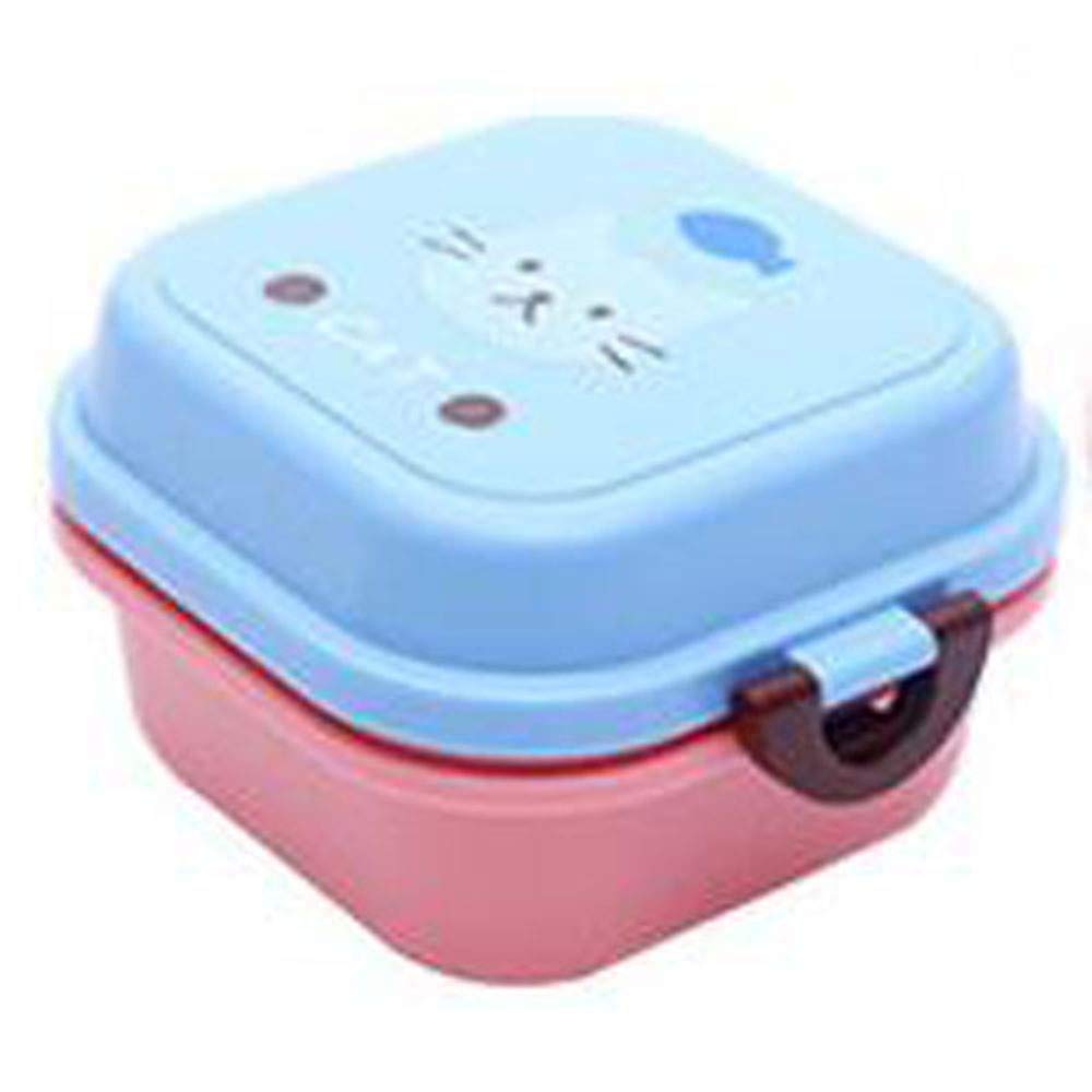 Boîte à lunch micro-ondes pour stopper les fuites de fruits boîte repas bleue enfants