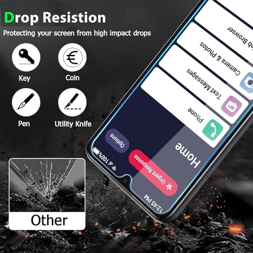Zeking [3 Pack For Lively Smart 4/ Jitterbug Phones Smart4 Smartphone Tempered Glass Screen Protector thumb #6