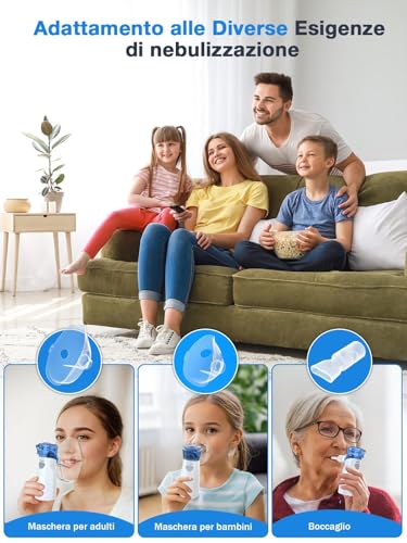 Meowyn Aerosol Portatile Silenzioso, USB-C Ricaricabile Ultrasuoni Macchina Aerosol per Adulti e Bambini, Silenzioso, Meno residui - Immagine 5
