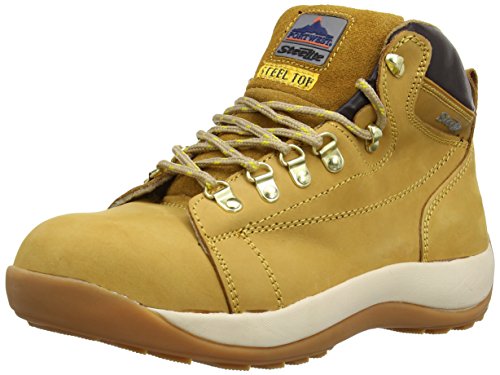 Portwest Steelite Mid Cut Nubuck SB - Botas de seguridad para hombre, color Marrón (Honey), talla 43 EU