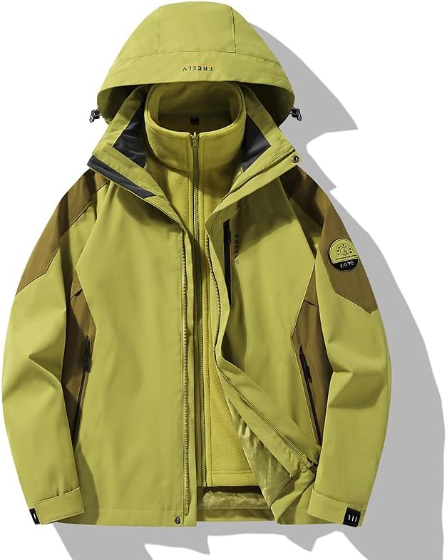 Classic Outdoor Punching Jacket Set, Men's 3-in-1, 2-Piece, Autumn/Winter, Couple's Style