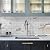 Vamos Tile 100-Piece Glossy Statury White Peel and Stick Backsplash Tile,3''x6'' PVC Subway Tile with Dark Gray Grout, Stick on Backsplash for Kitchen/Bathroom/Fireplace