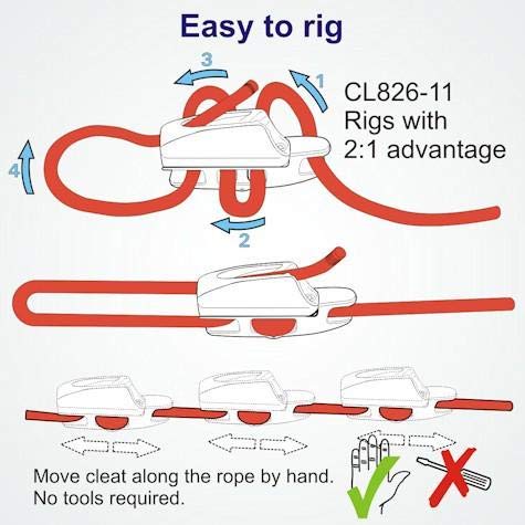 Ronstan RF41100 Series 40 All Purpose Block - Single - Universal Head