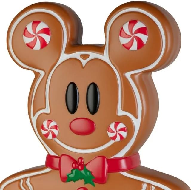 Miniatura 3 de Gemmy Molde de soplado de Mickey Mouse con luz LED de 22 pulgadas para decoración navideña al aire libre